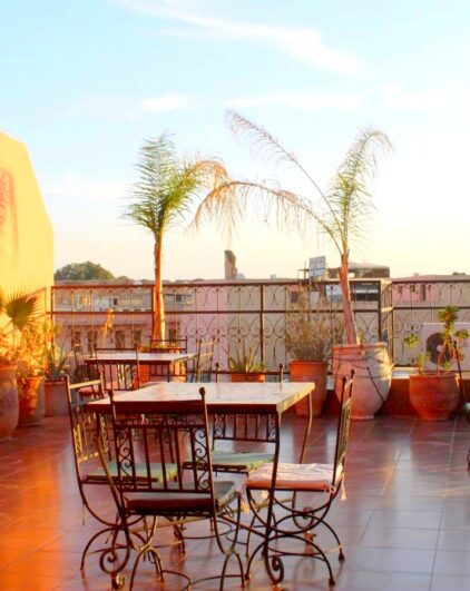 M14-terrasse10 Terrasse avec vue sur Palais elbadii