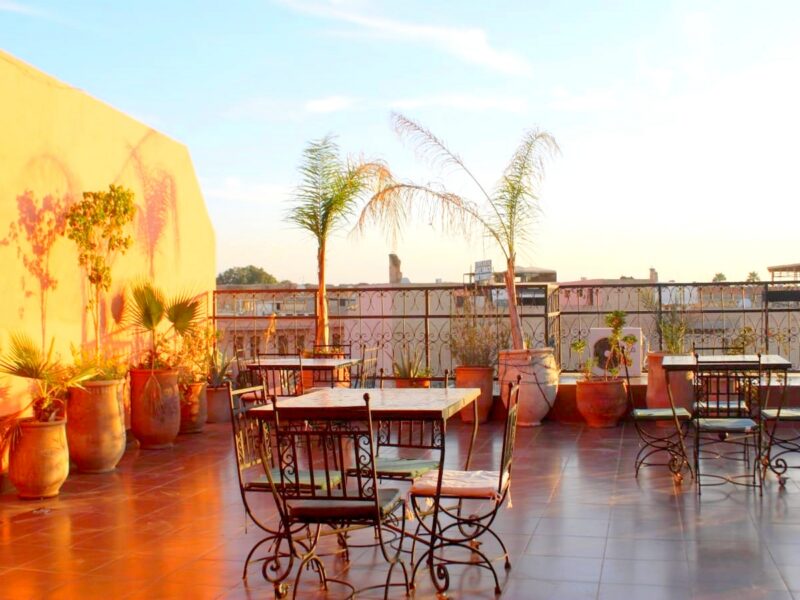 M14-terrasse10 Terrasse avec vue sur Palais elbadii